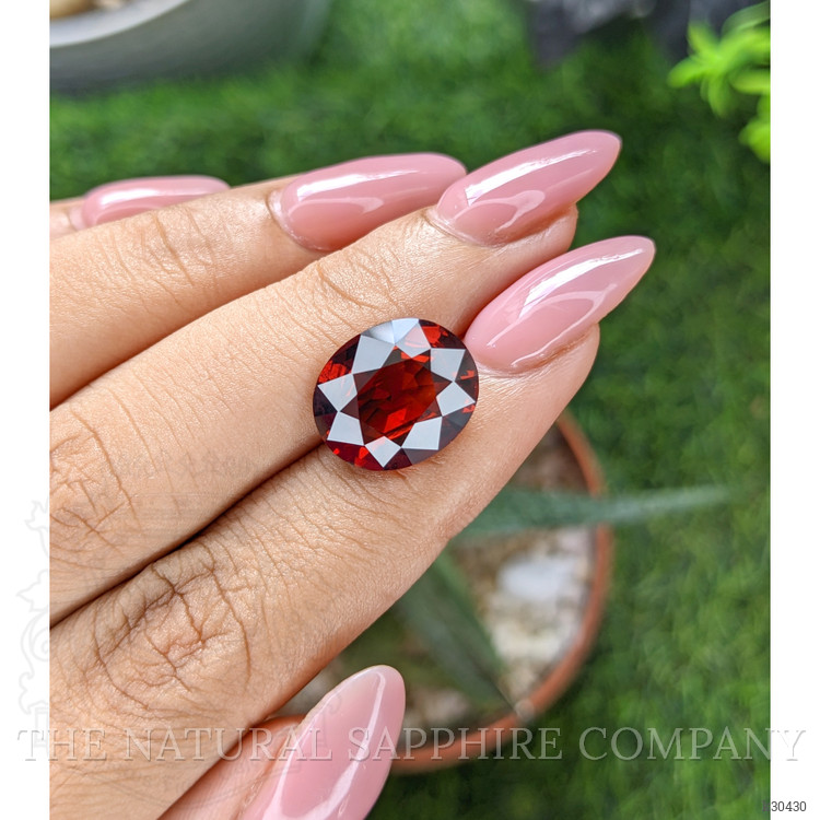 8.04 Ct. Red Garnet from Tanzania
