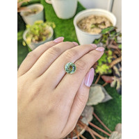 4.15 Ct. Yellowish Green Prasiolite from Brazil Life Style