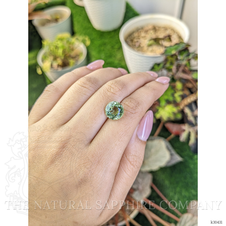 4.15 Ct. Yellowish Green Prasiolite from Brazil