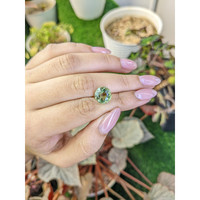 4.15 Ct. Yellowish Green Prasiolite from Brazil Life Style