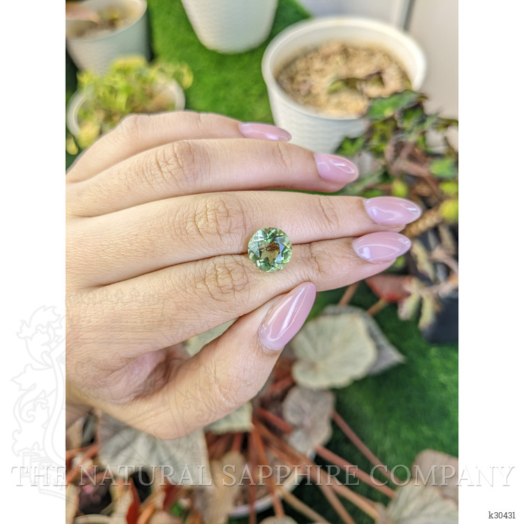 4.15 Ct. Yellowish Green Prasiolite from Brazil