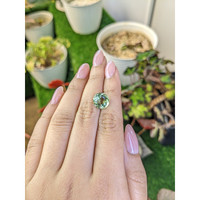 4.15 Ct. Yellowish Green Prasiolite from Brazil Life Style