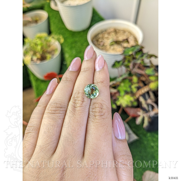 4.15 Ct. Yellowish Green Prasiolite from Brazil