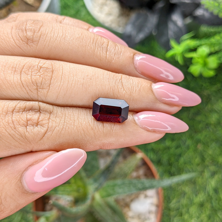 5.50 Ct. Orangish Red Garnet from Tanzania