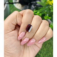 5.50 Ct. Orangish Red Garnet from Tanzania Life Style