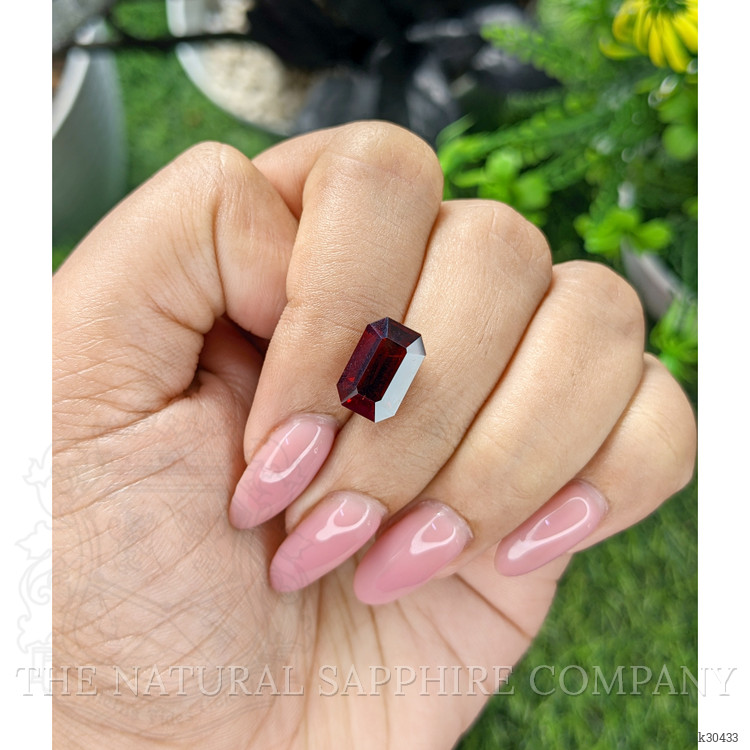 5.50 Ct. Orangish Red Garnet from Tanzania