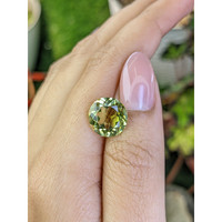 4.97 Ct. Yellowish Green Prasiolite from Brazil Life Style
