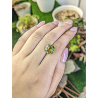 4.97 Ct. Yellowish Green Prasiolite from Brazil Life Style