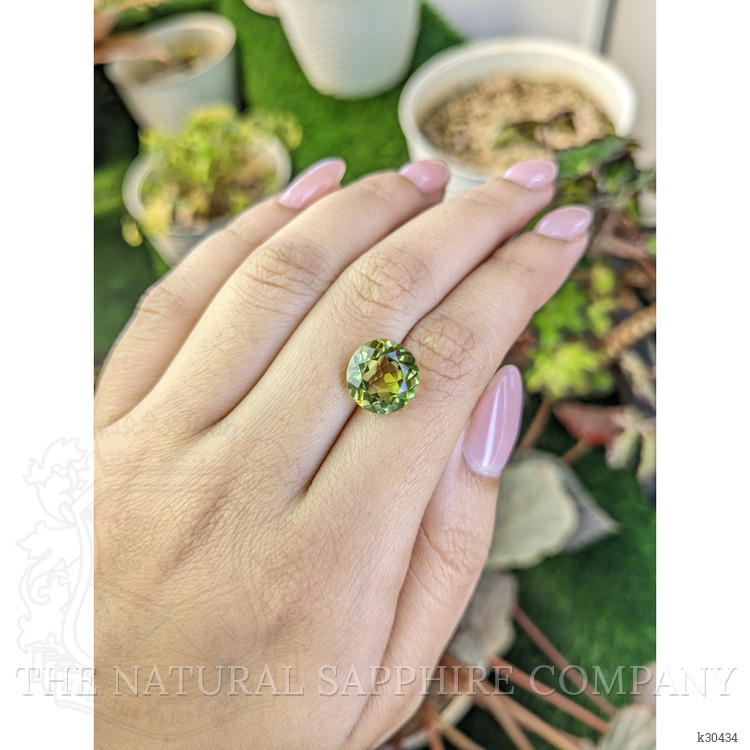 4.97 Ct. Yellowish Green Prasiolite from Brazil