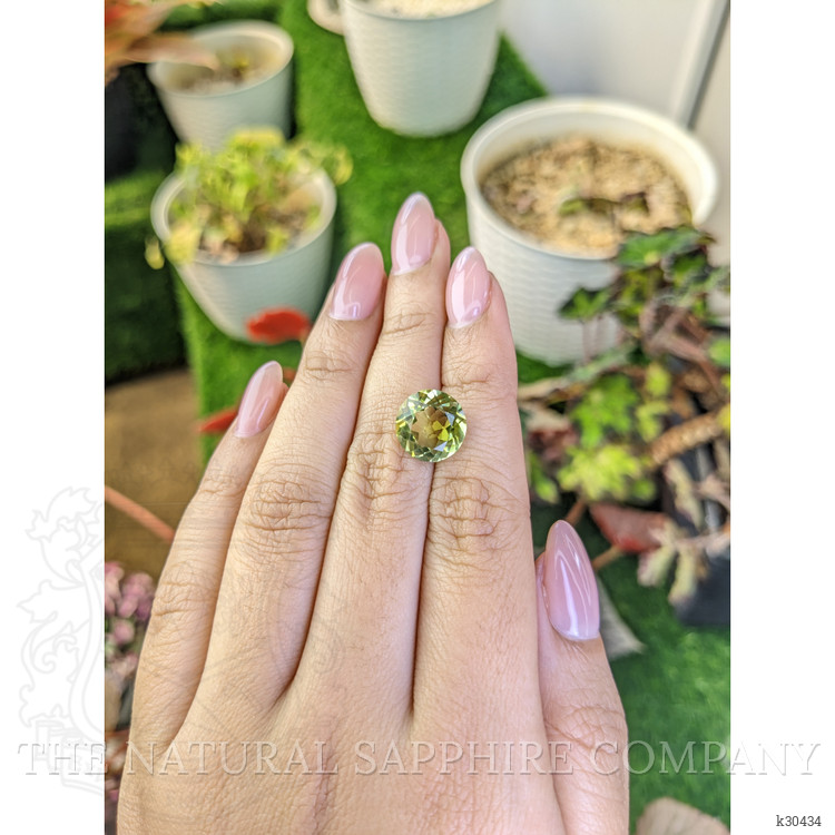 4.97 Ct. Yellowish Green Prasiolite from Brazil
