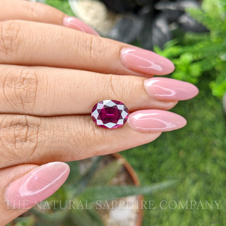 4.33 Ct. Purplish Pink Garnet from Tanzania