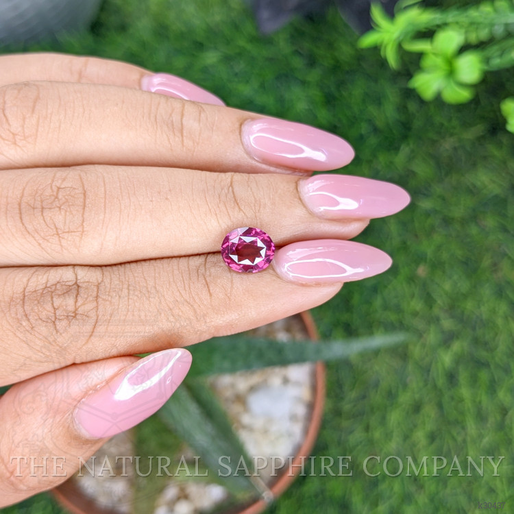 2.10 Ct. Purplish Pink Garnet from Tanzania