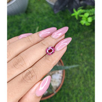 2.10 Ct. Purplish Pink Garnet from Tanzania Life Style