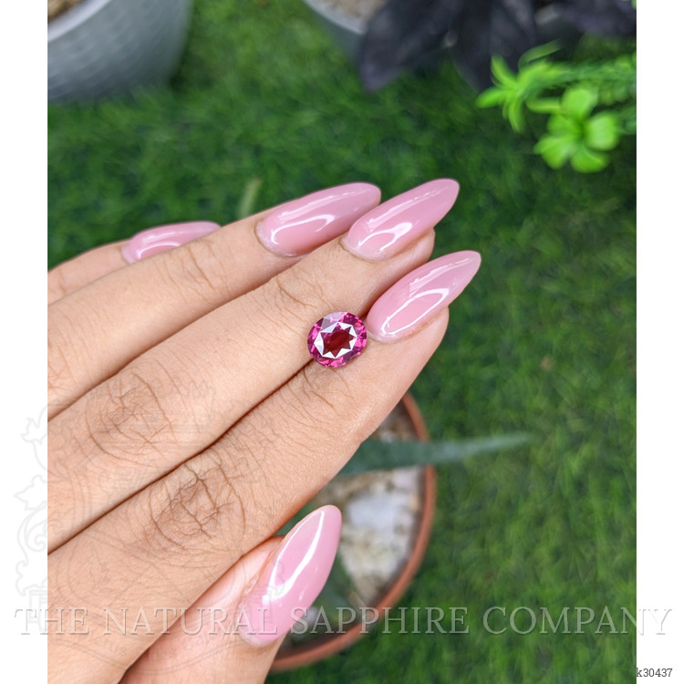 2.10 Ct. Purplish Pink Garnet from Tanzania