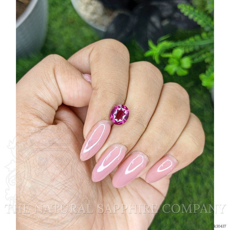 2.10 Ct. Purplish Pink Garnet from Tanzania