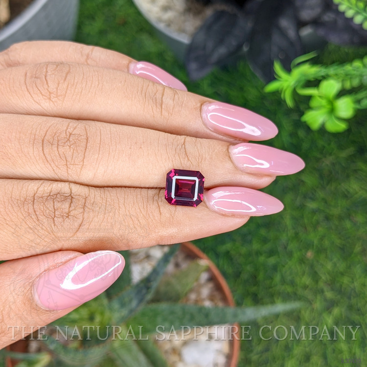 3.10 Ct. Purplish Red Garnet from Tanzania