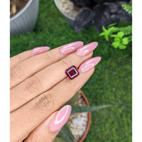 3.10 Ct. Purplish Red Garnet from Tanzania Life Style