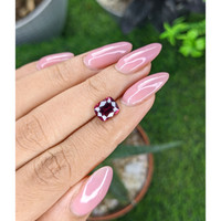 2.60 Ct. Purplish Pink Garnet from Tanzania Life Style