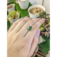 4.92 Ct. Yellowish Green Prasiolite from Brazil Life Style
