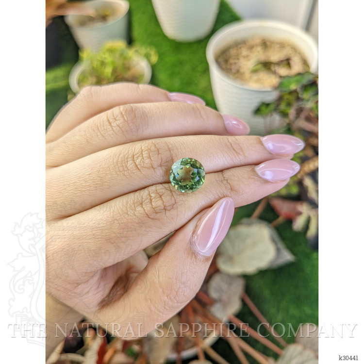 4.92 Ct. Yellowish Green Prasiolite from Brazil