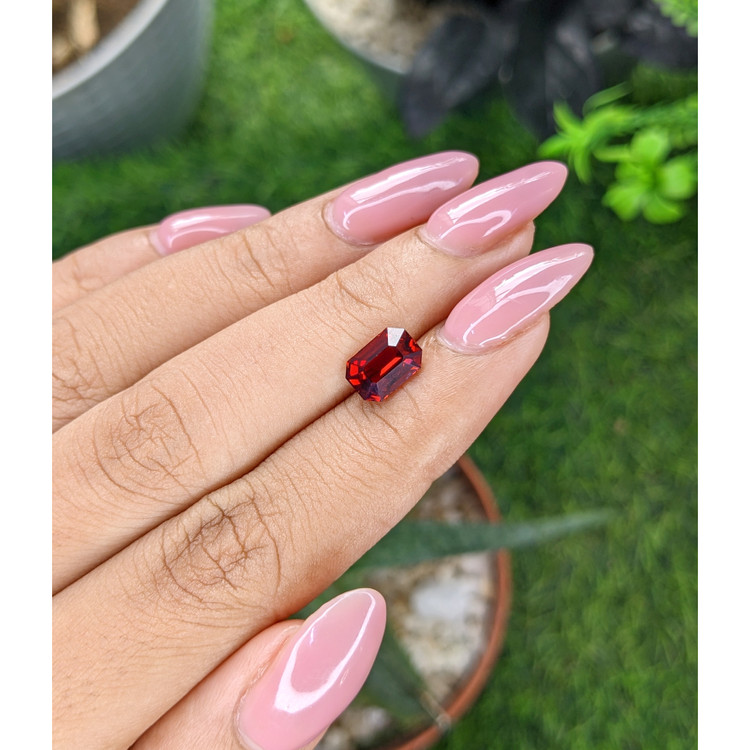 2.08 Ct. Red Garnet from Tanzania