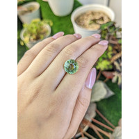 5.93 Ct. Yellowish Green Prasiolite from Brazil Life Style