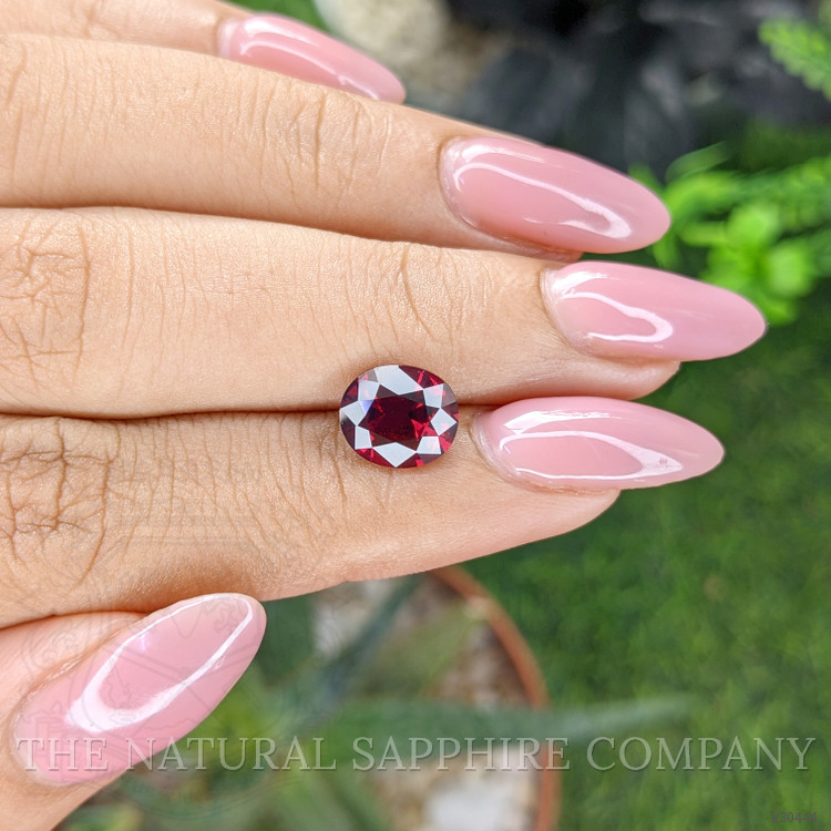 2.97 Ct. Purplish Red Garnet from Tanzania