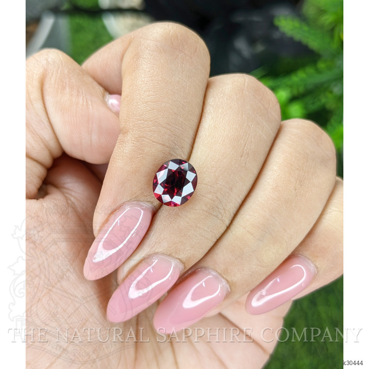 2.97 Ct. Purplish Red Garnet from Tanzania