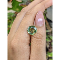 4.66 Ct. Green Prasiolite from Brazil Life Style