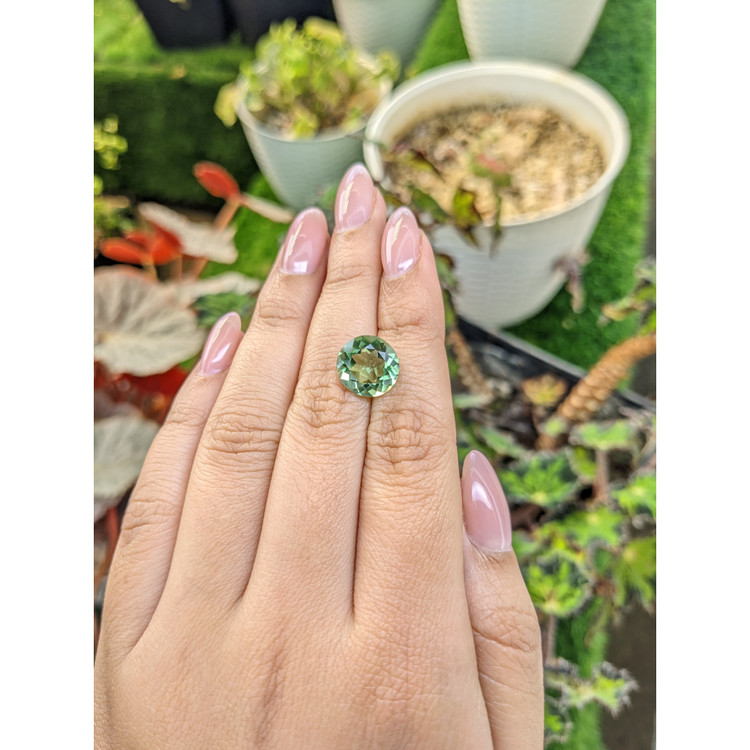 4.66 Ct. Green Prasiolite from Brazil