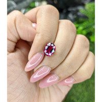 3.15 Ct. Purplish Pink Garnet from Tanzania Life Style
