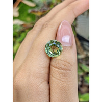 5.55 Ct. Green Prasiolite from Brazil Life Style