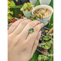 5.55 Ct. Green Prasiolite from Brazil Life Style