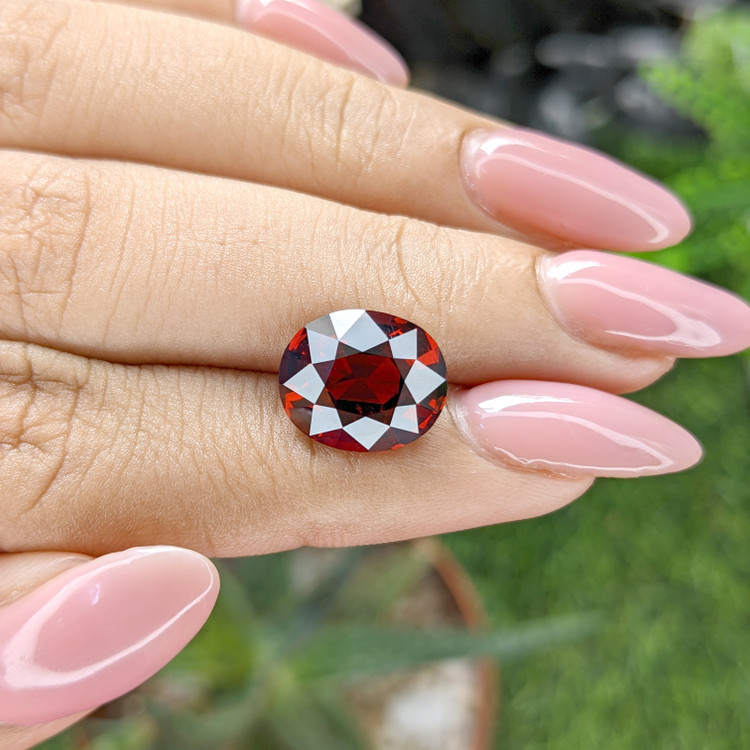 6.43 Ct. Red Garnet from Tanzania