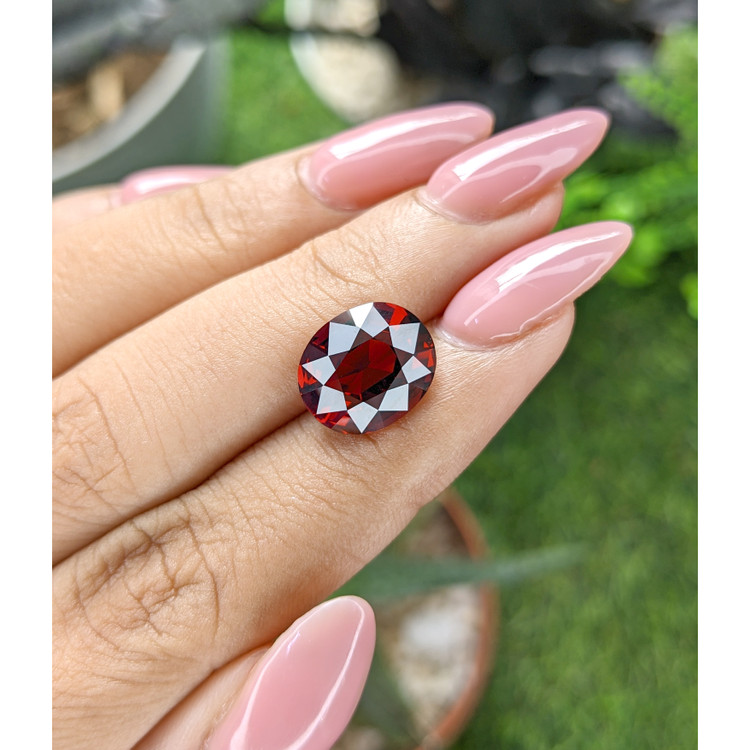 6.43 Ct. Red Garnet from Tanzania
