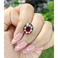 6.43 Ct. Red Garnet from Tanzania Life Style