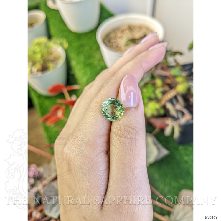 5.67 Ct. Yellowish Green Prasiolite from Brazil