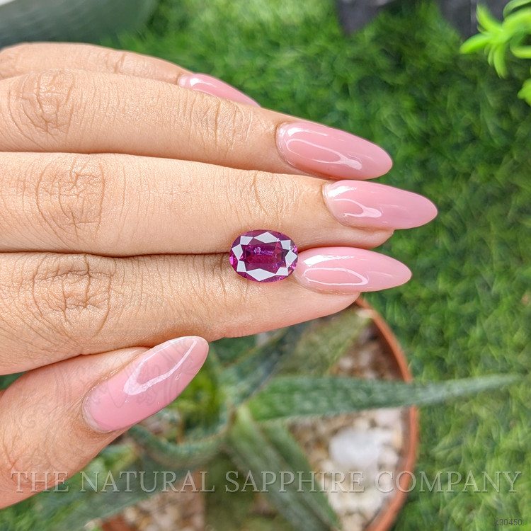 3.23 Ct. Pinkish Purple Garnet from Tanzania