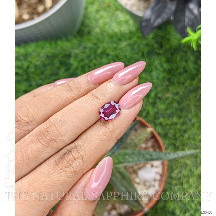 3.23 Ct. Pinkish Purple Garnet from Tanzania