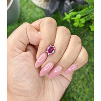3.23 Ct. Pinkish Purple Garnet from Tanzania Life Style