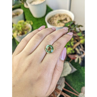 5.62 Ct. Green Prasiolite from Brazil Life Style