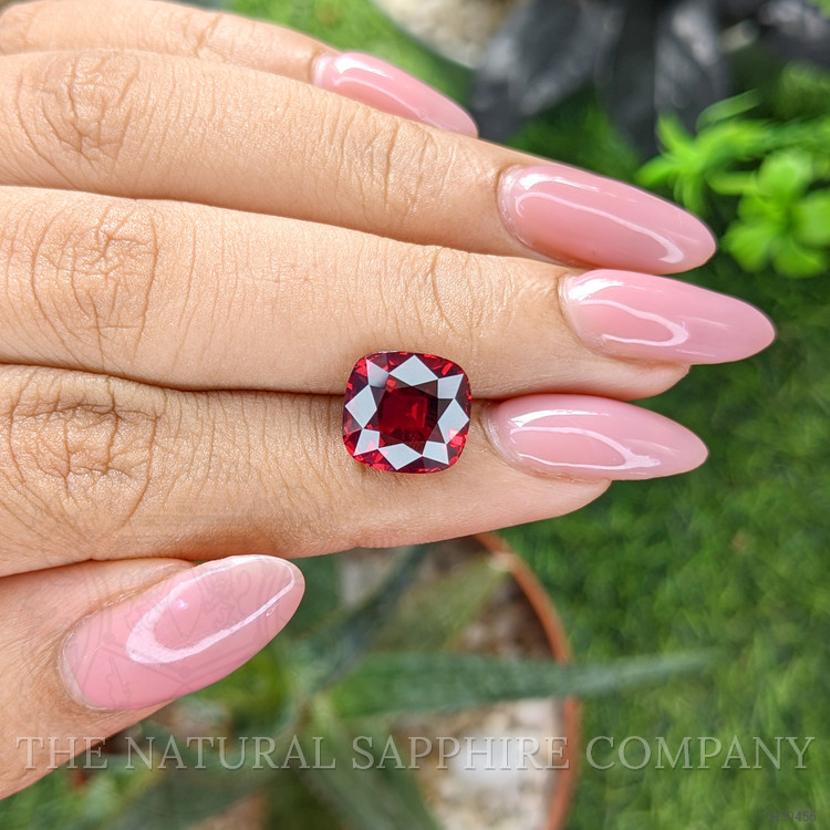 5.37 Ct. Purplish Red Garnet from Tanzania