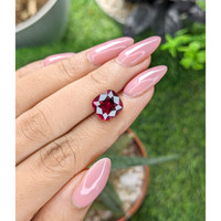 5.37 Ct. Purplish Red Garnet from Tanzania Life Style