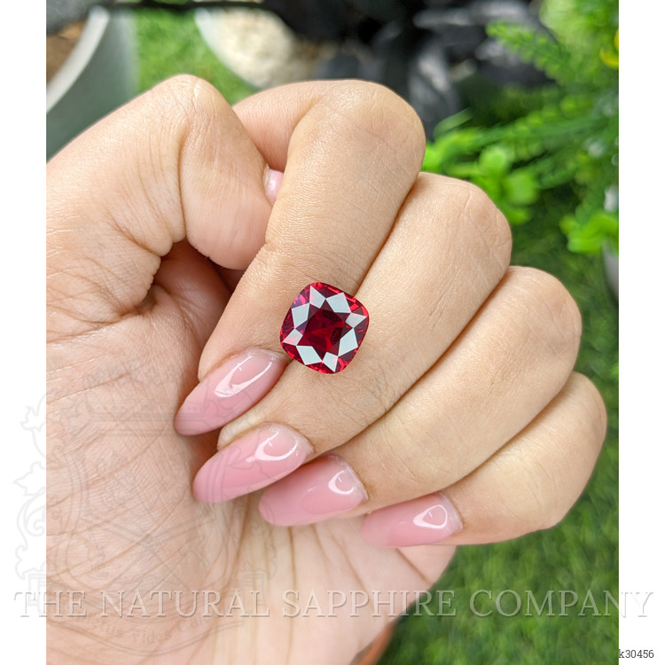 5.37 Ct. Purplish Red Garnet from Tanzania