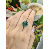 6.76 Ct. Bluish Green Prasiolite from Brazil Life Style