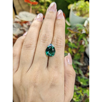 6.21 Ct. Bluish Green Prasiolite from Brazil Life Style