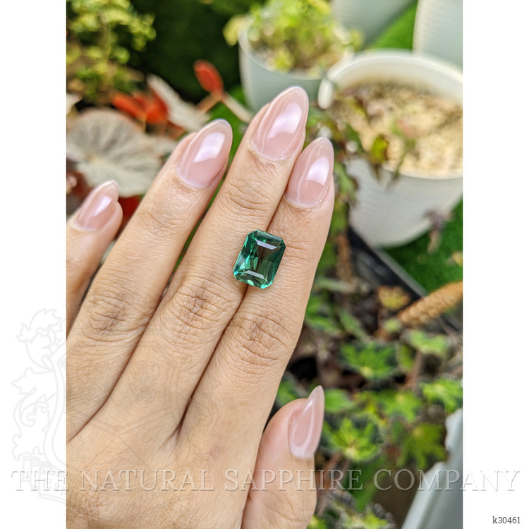 5.16 Ct. Bluish Green Prasiolite from Brazil