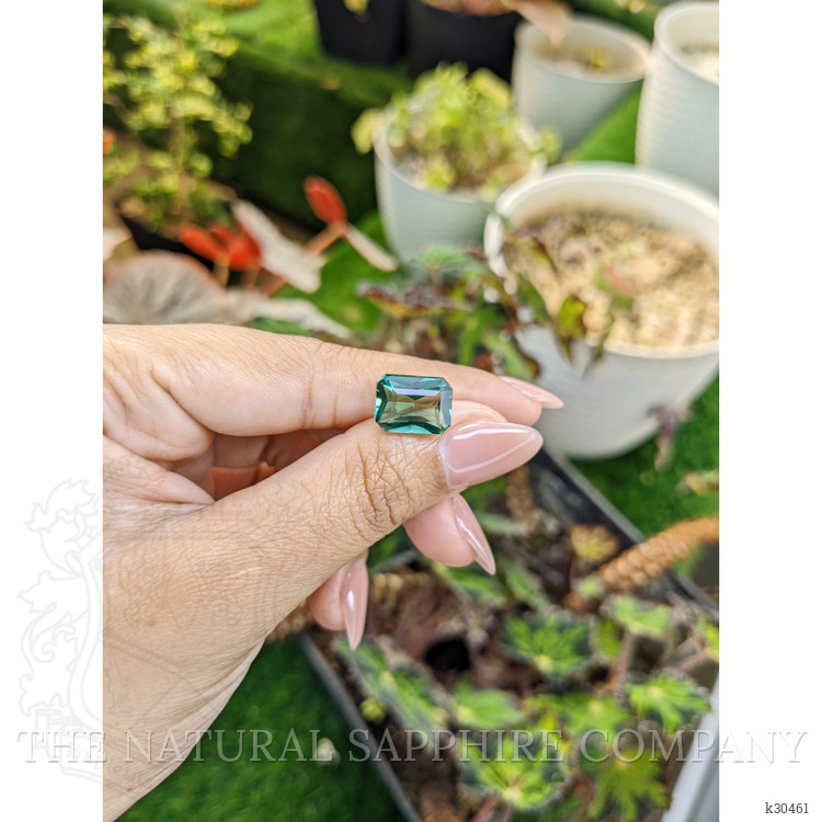5.16 Ct. Bluish Green Prasiolite from Brazil
