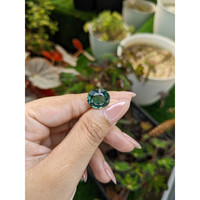 6.91 Ct. Bluish Green Prasiolite from Brazil Life Style