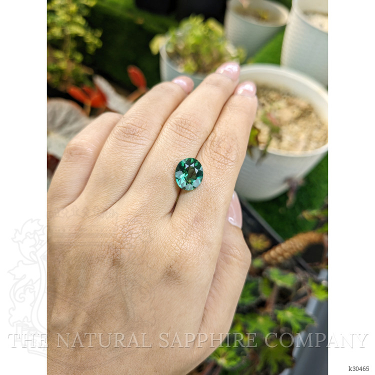 3.49 Ct. Bluish Green Prasiolite from Brazil